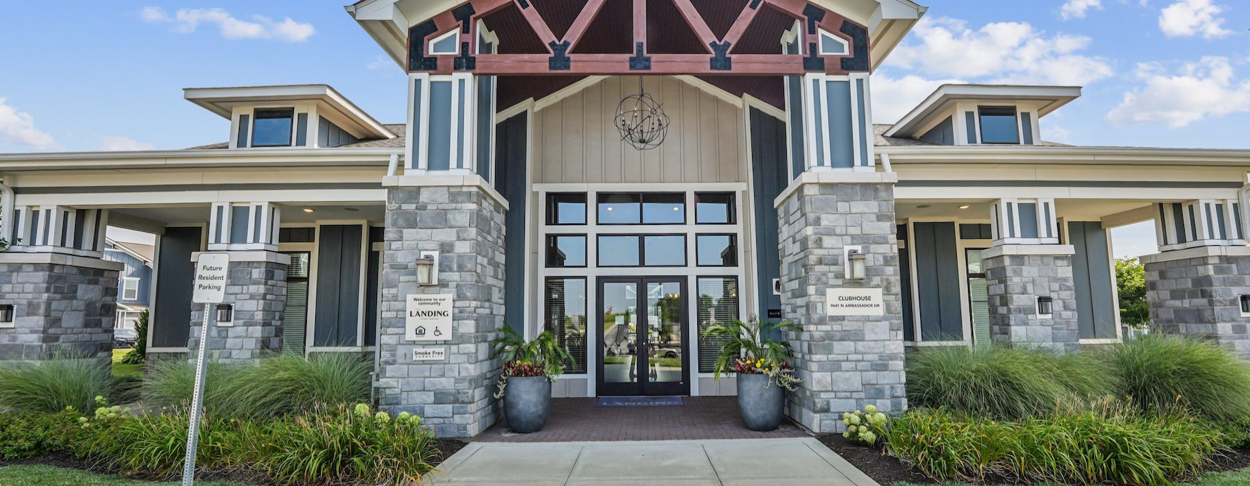 a leasing office